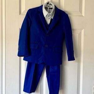 Andrew Fezza four piece Blue Suit boys size 4T